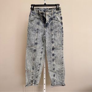 AG Adriano Goldschmied TOMAS X Womens sz 23R High Rise beggy Straight Jeans